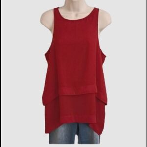 NWOT Sleeveless Assymetrical Top